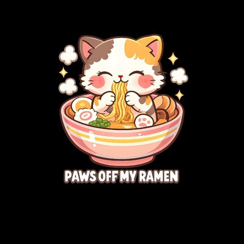 Ramen Chat Pattes Éloignées