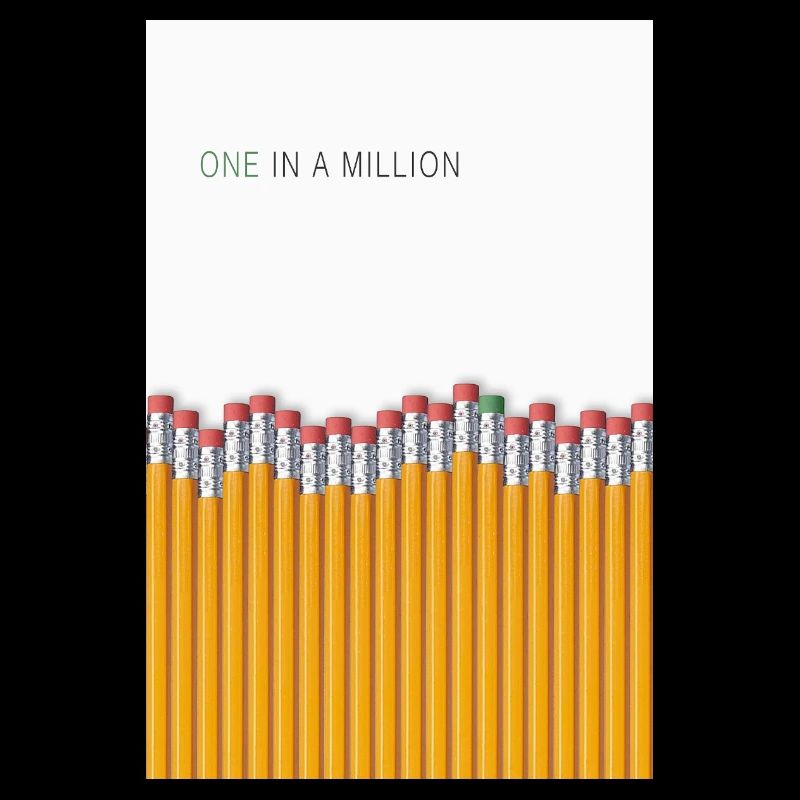 One in a Million Unique Statement Design