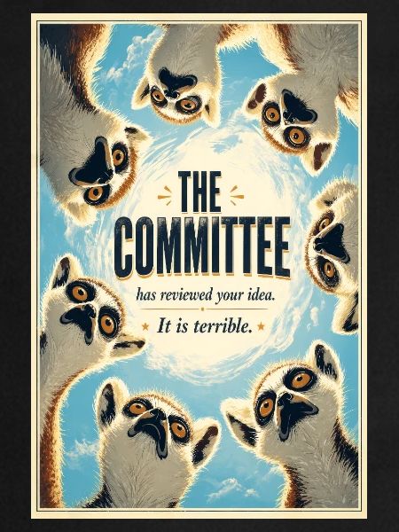 L’affiche des Lémuriens du Comité