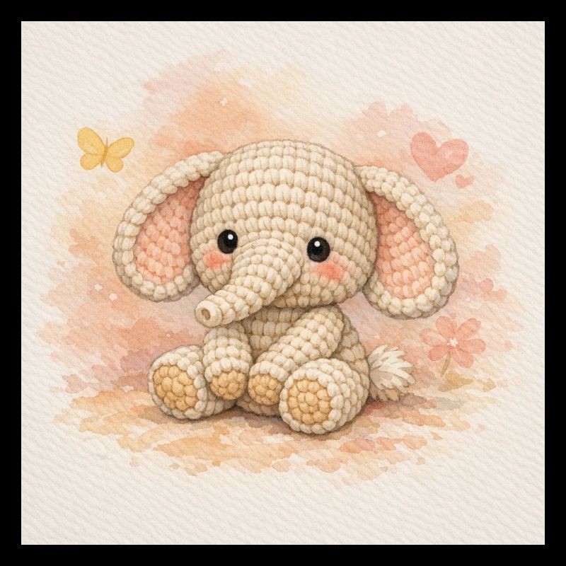 Elephant de la laine