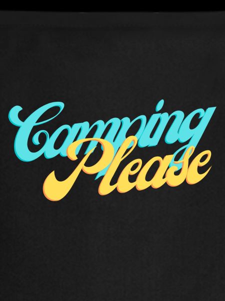Camping Please Retro Script