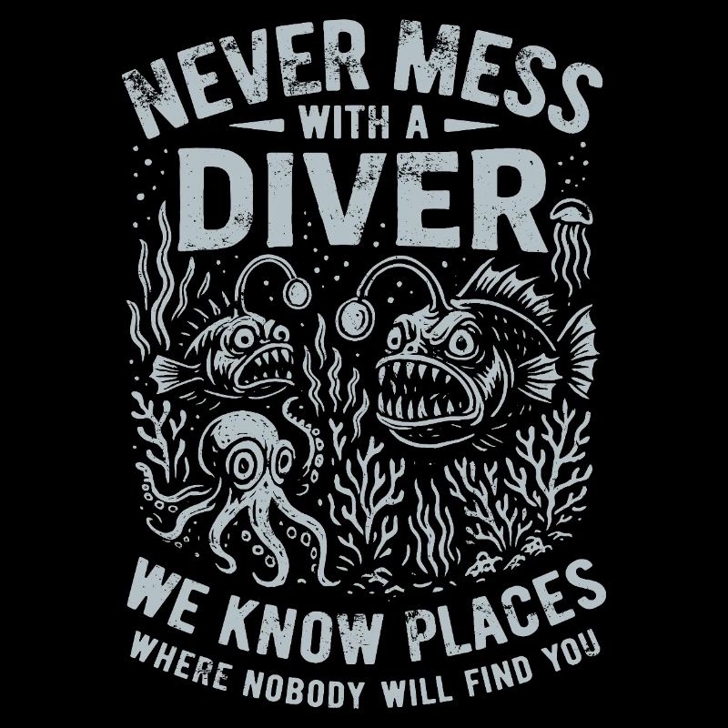 Never mess with a diver - saying