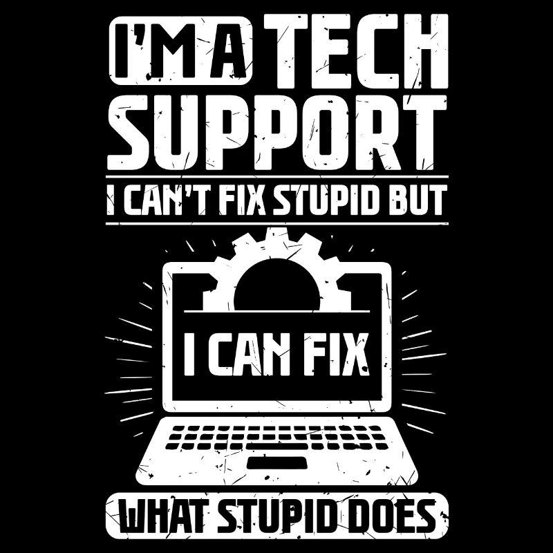 Lustiger Spruch für technischen Support