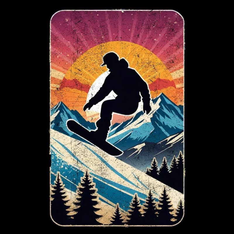 Snowboarding, snow and skiing
