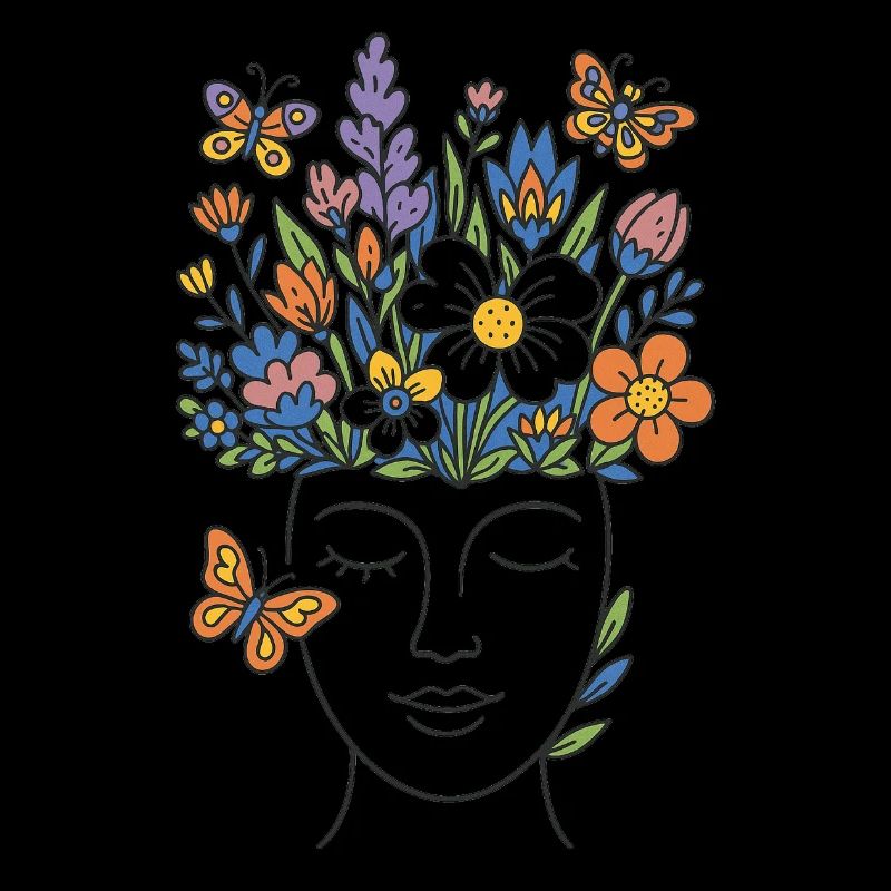 Couronne de fleurs en fleurs de tête