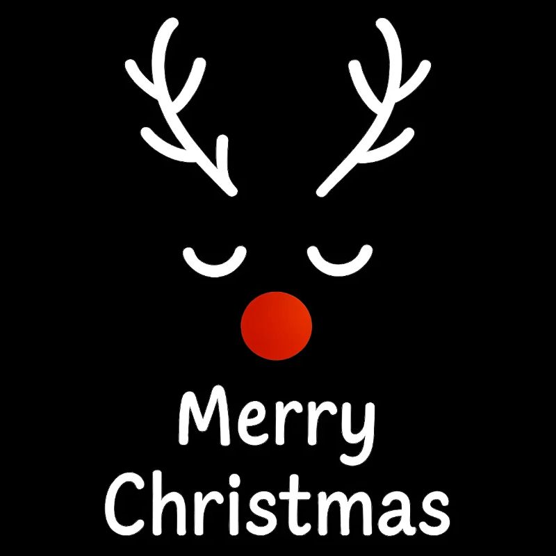 Le visage de Noël de Rudolph