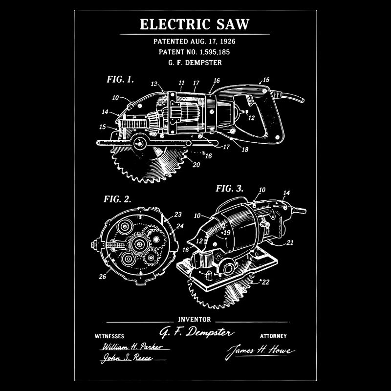 Plan de la scie électrique