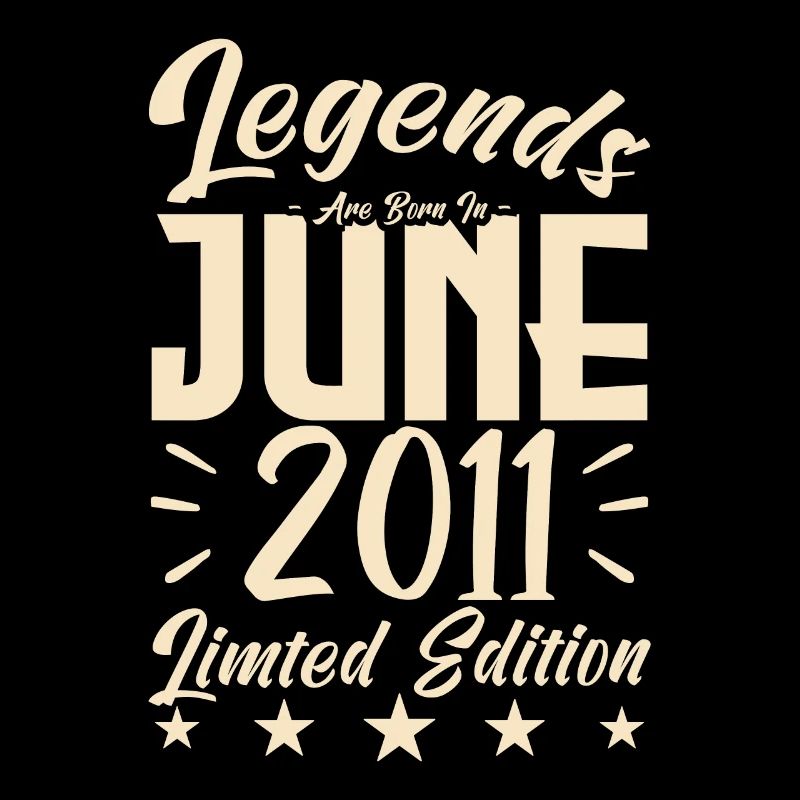 Geboren Juni 2011 Geburtstagsgeschenk 2011.
