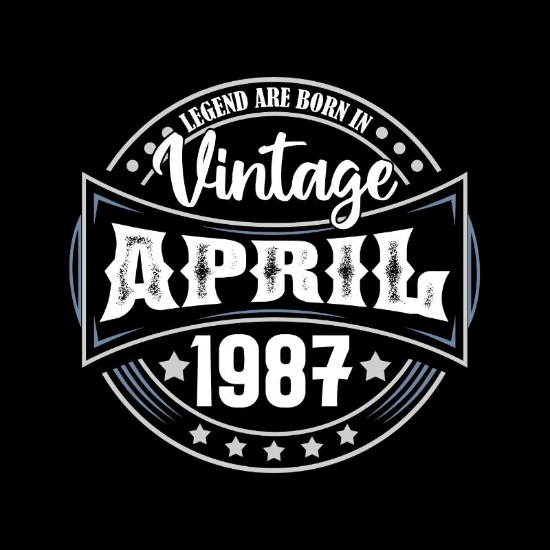 1987 April. Birthday gift April 1987 April