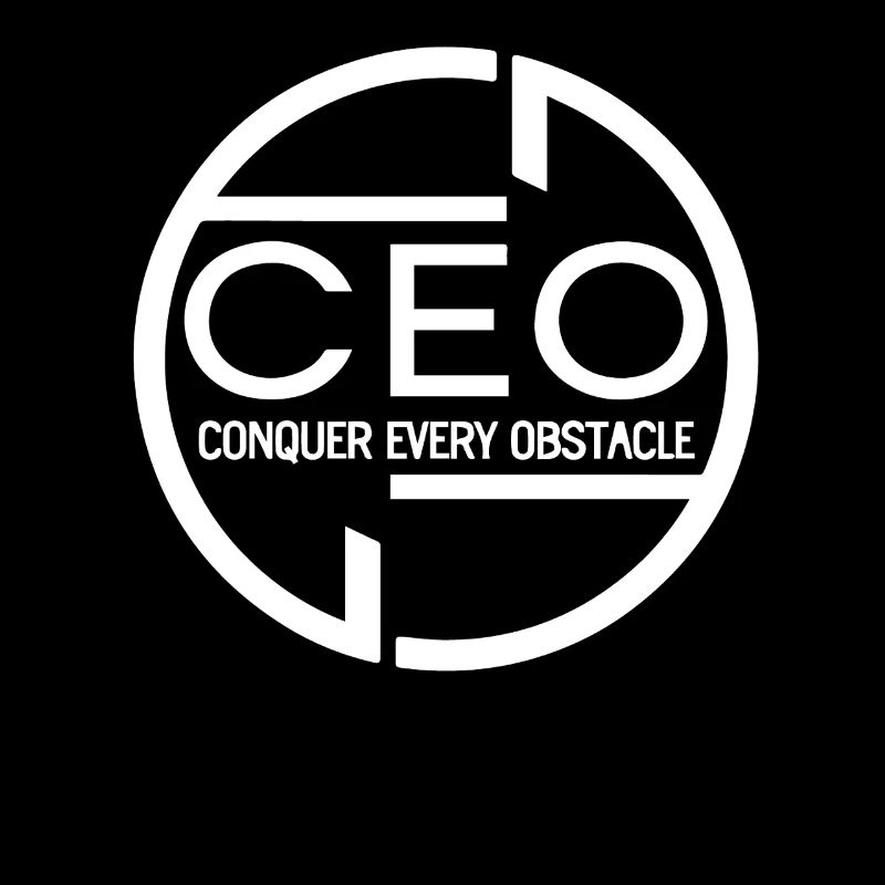 CEO Conquer Every Obstacle Motivational Circle
