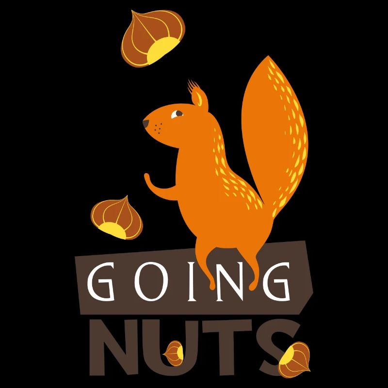 Going nuts- Eichhörnchen dreht durch verrückt irre