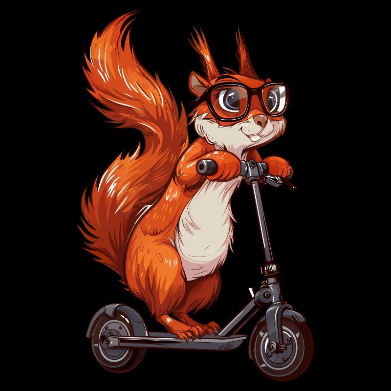 Eichhörnchen Roller