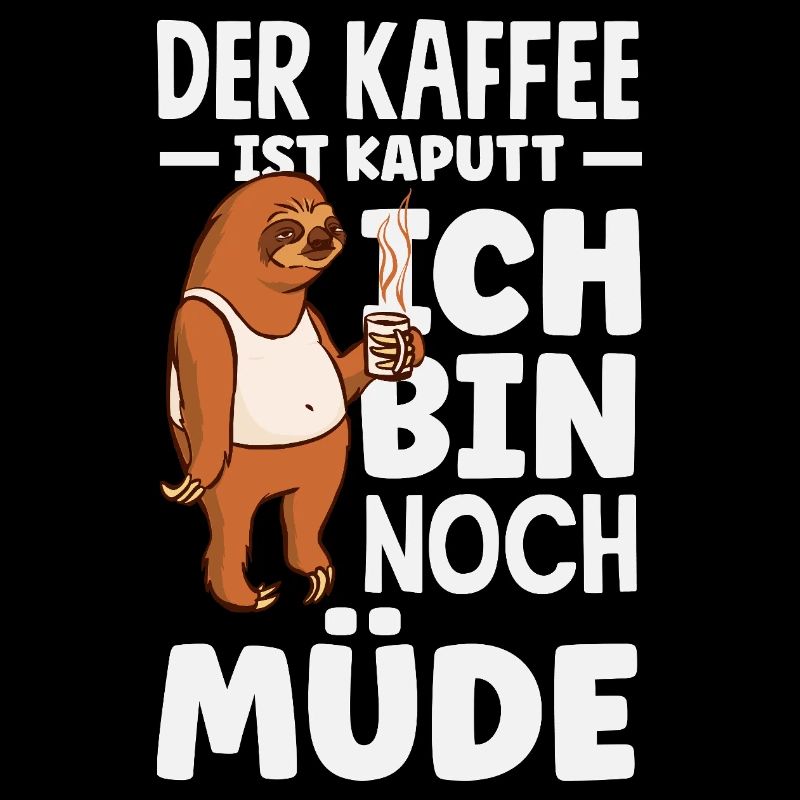 The coffee is broken – tired sleep