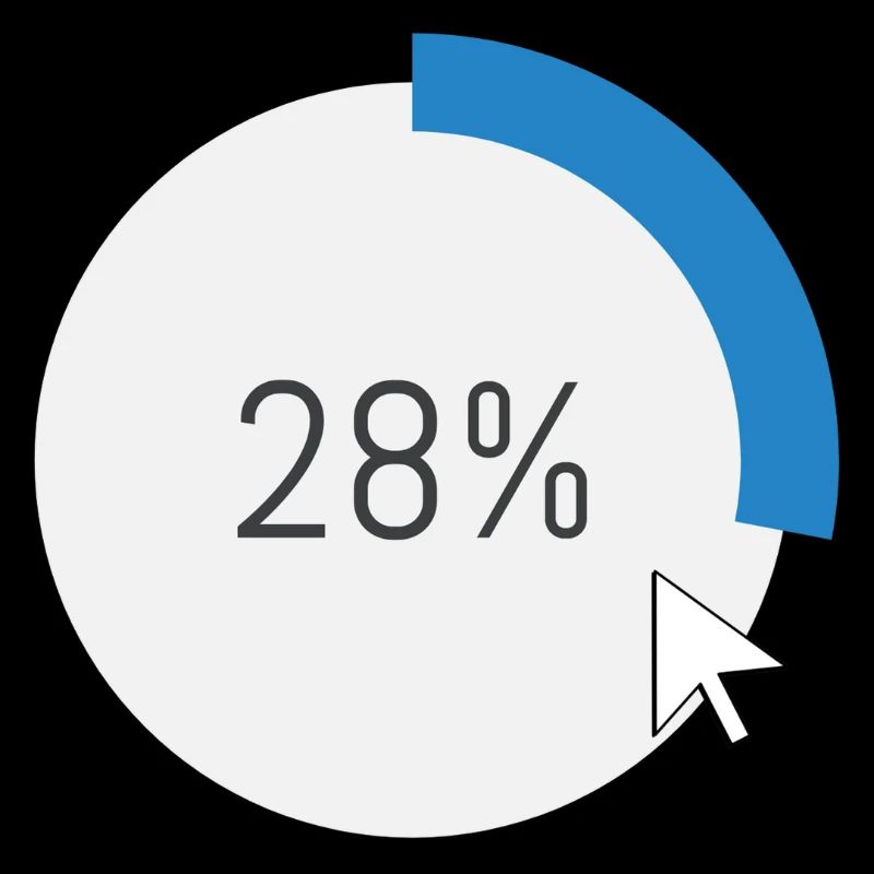 Blue Progress Ring IT Software PC Computer