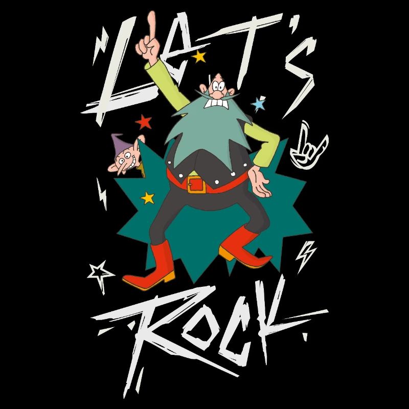 Weihnachtsmann & Co. KG Let's Rock Mit Grantelbart