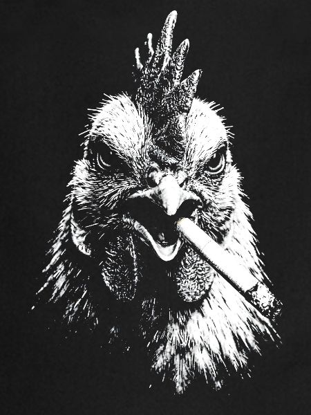 Smoking Hen Graphic