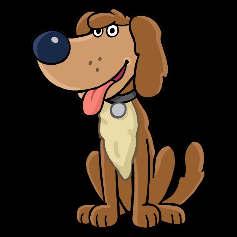 Lustiger Hund, Comicmotiv