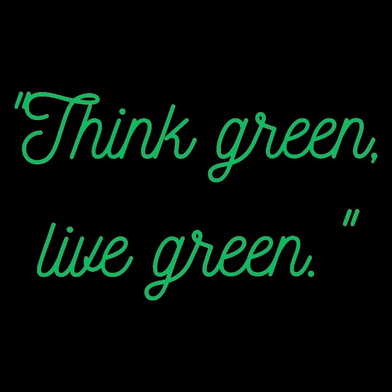 Pensez vert vivant vert