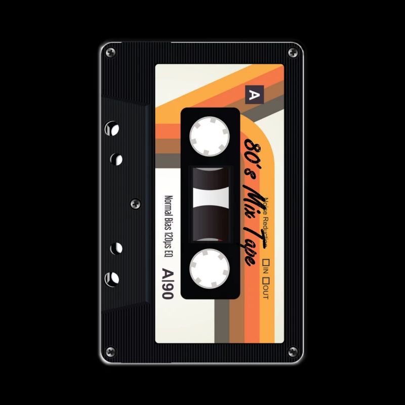 Retro 80s + 90s cassette