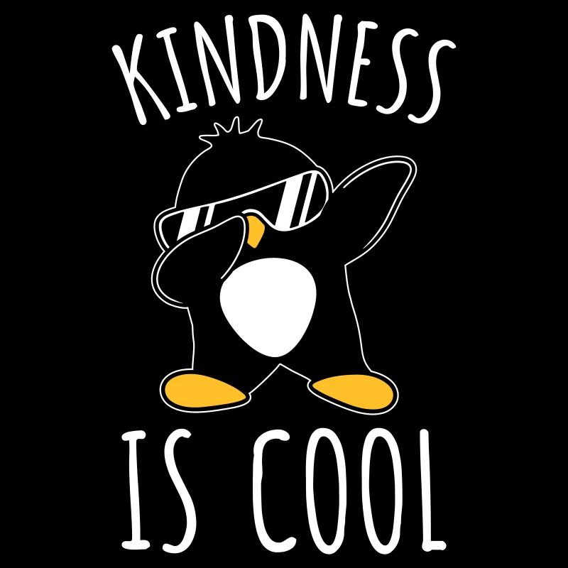 La gentillesse est cool dabbing dab danse geste pingouin