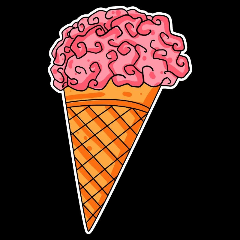 Halloween du cerveau de glace