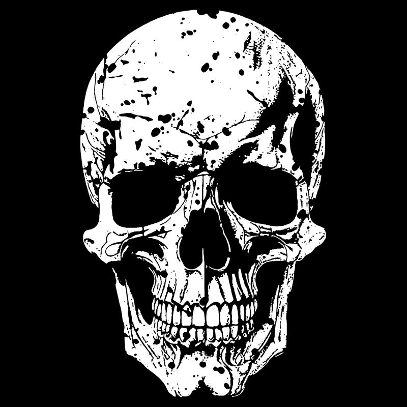Bone-Skull Silhouette