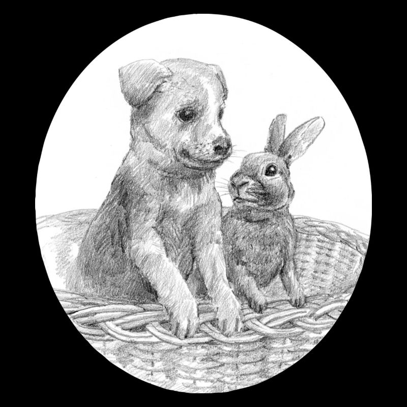 Chien et lapin