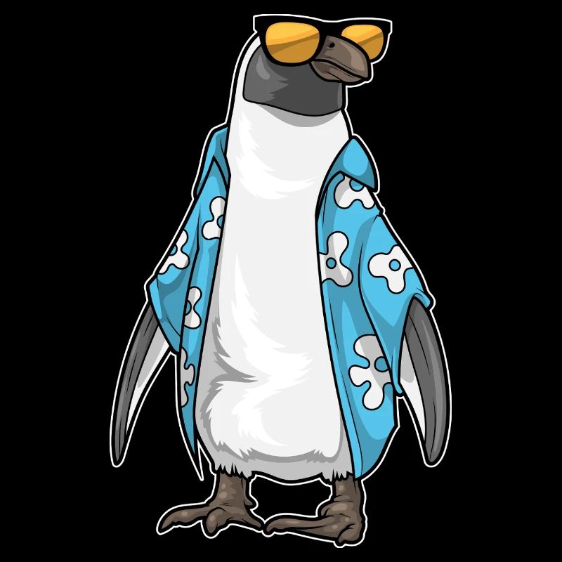 Lunettes de soleil d’été pingouin