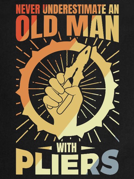 Old electronics technician