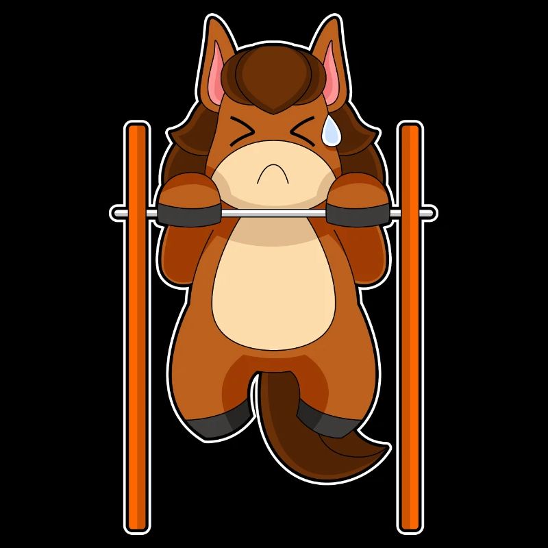 Horse Bodybuilding Pull-ups