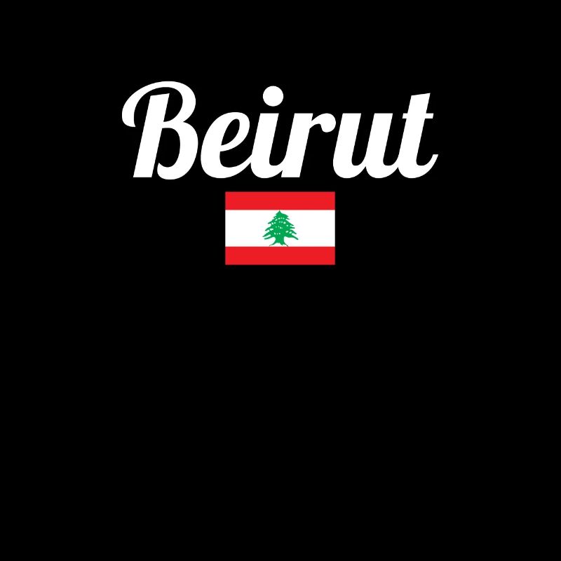 Beirut Libanon Libanesische Flagge Libanese