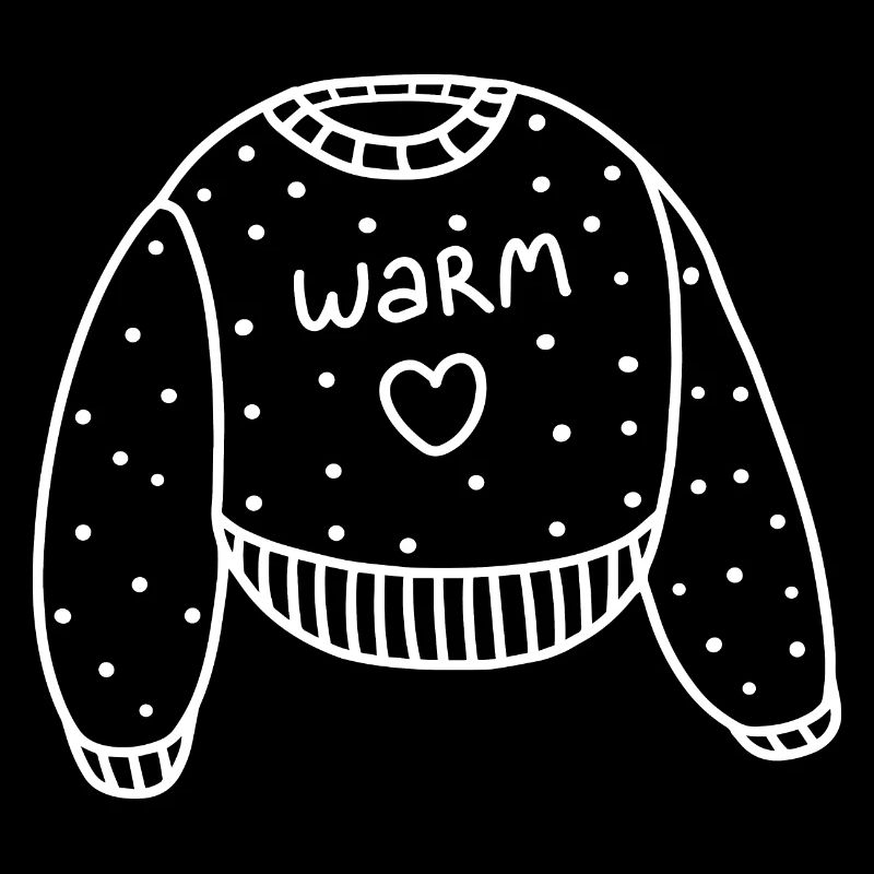 Gemütlicher warmer Wollpullover