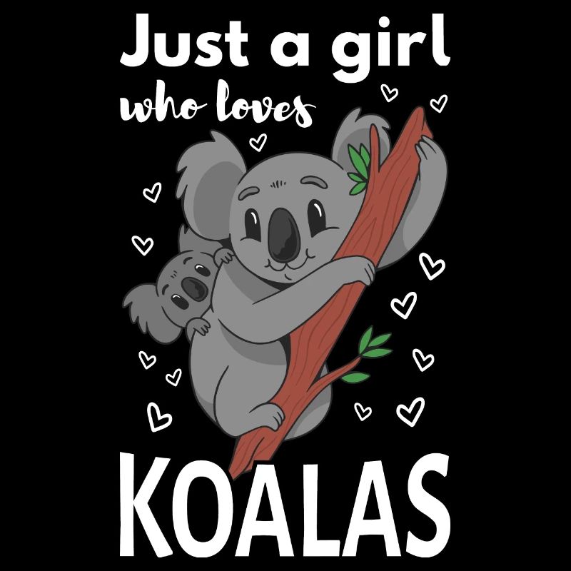Nur ein Mädchen, das Koalas II liebt