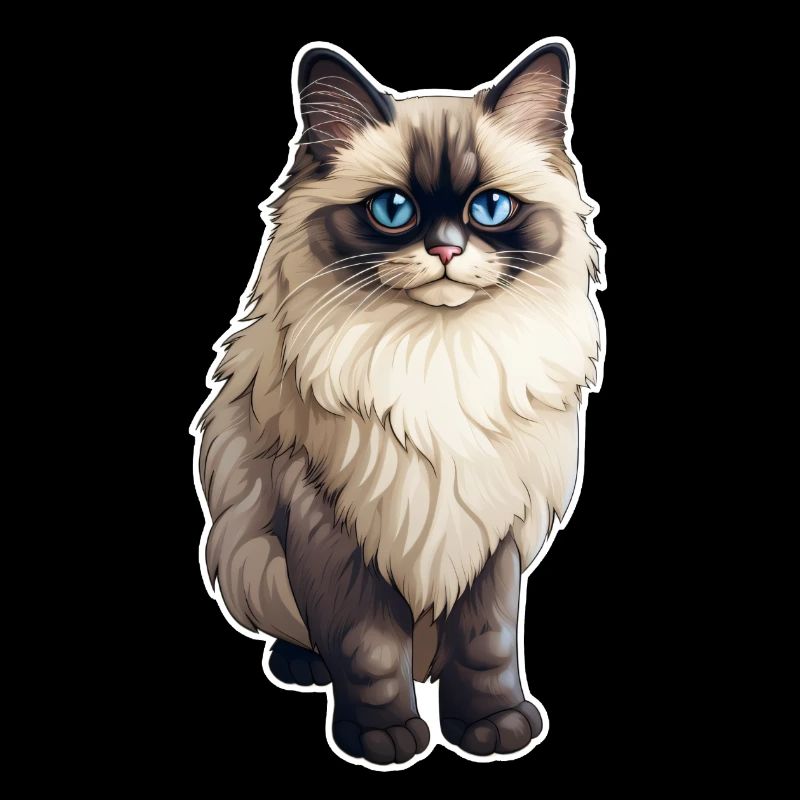 Ragdoll-Katze