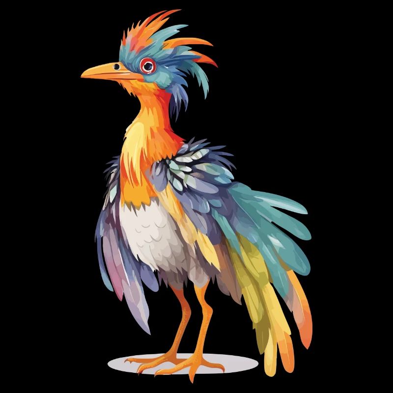 Cute Archaeopteryx Pastel Dino Design