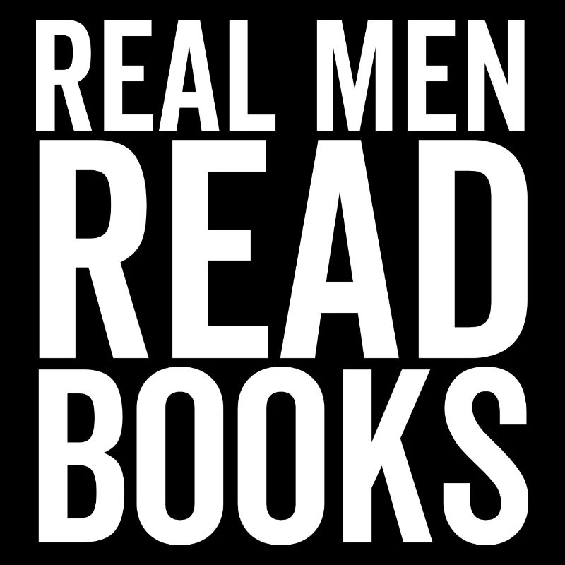 Echte Männer lesen Bücher