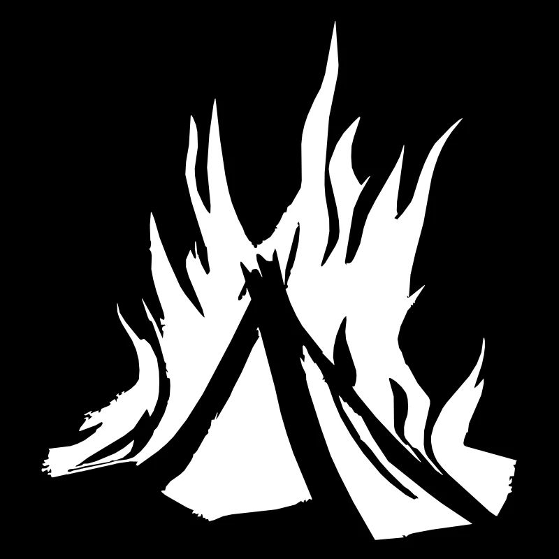 Campfire Camping Nature Forest Fire Vector 7