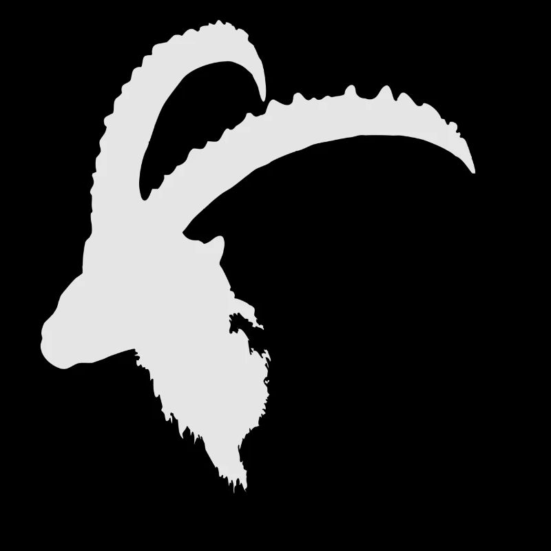 Steinbock weiß