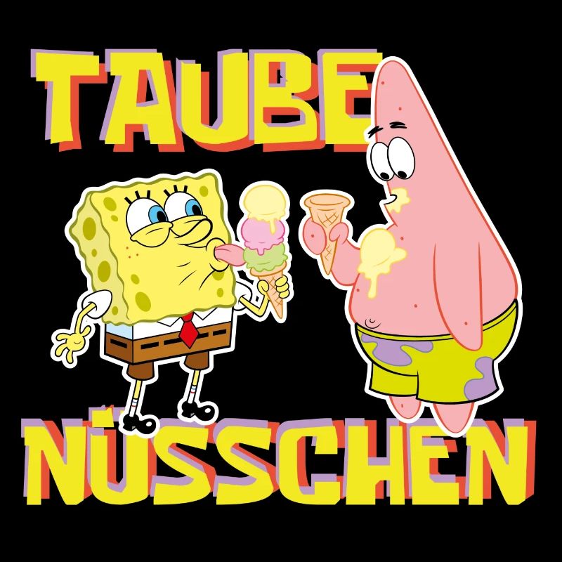 Bob l'Éponge Taube Nüsschen Patrick Eis