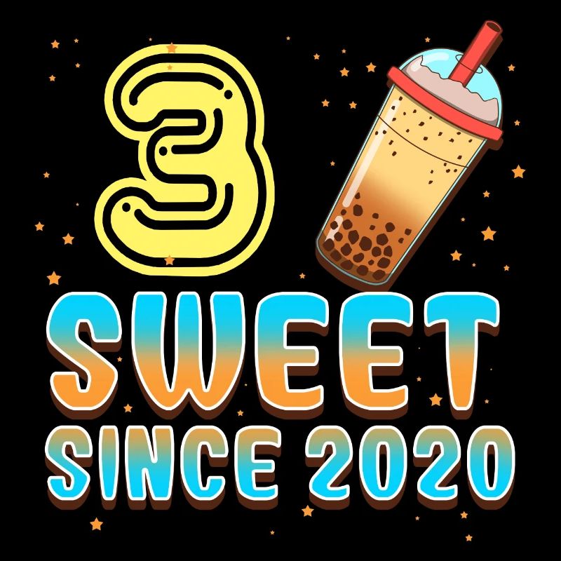 3rd Birthday Bubble Tee