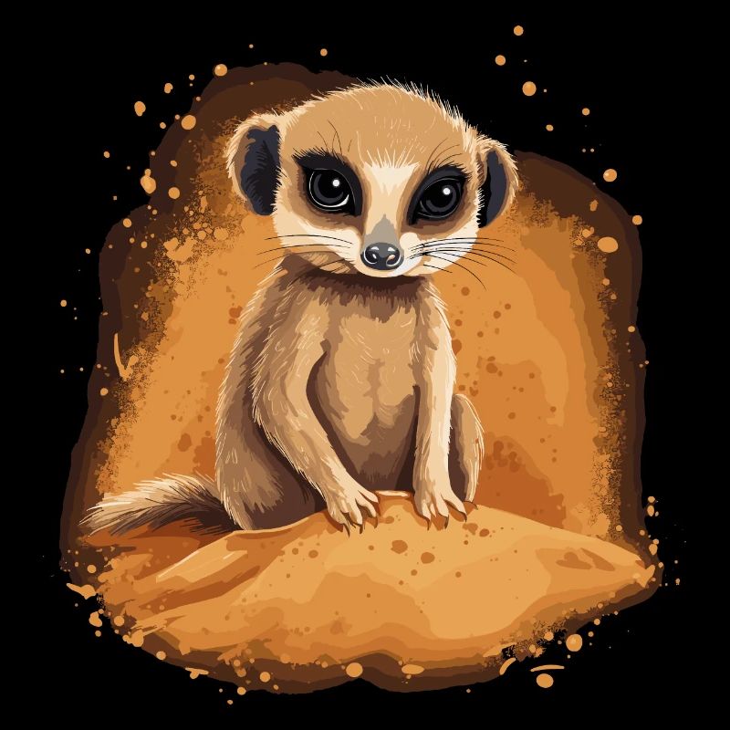 Suricate bébé mangouste Afrique