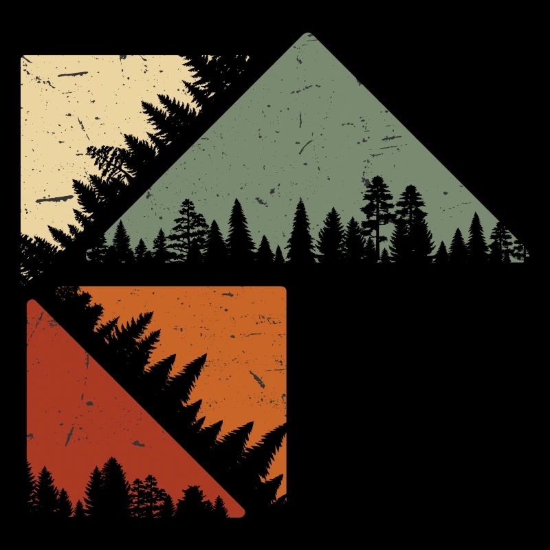 Retro Mountain Vintage Gift Idea
