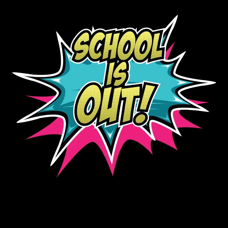 école cool est de dernier jour de la chemise de l'école