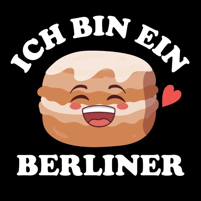 Ich bin ein Berliner Krapfen Doughnut
