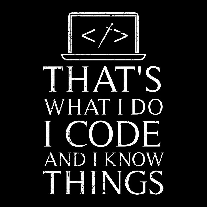 That’s What I do I Code and I know Things Gift