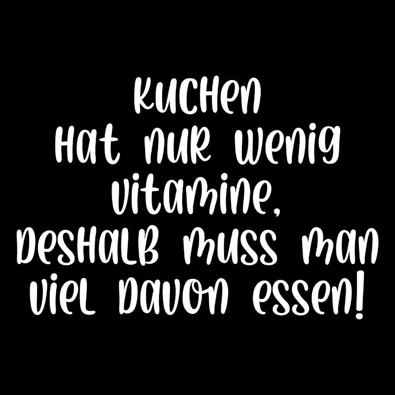 Kuchen hat wenig Vitamine deshalb viel davon essen