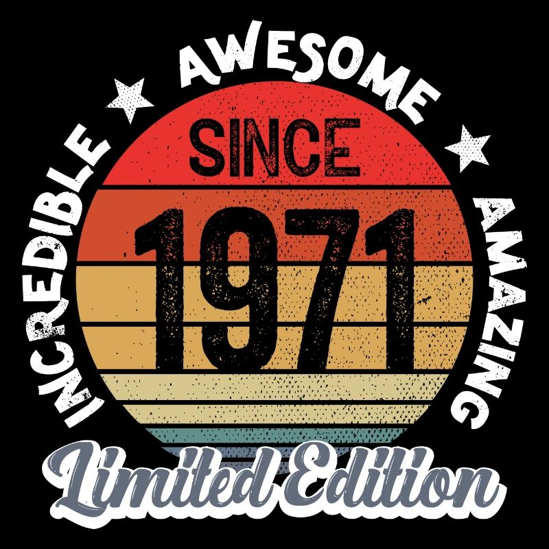 erstaunlich seit 1971 - Jubiläum