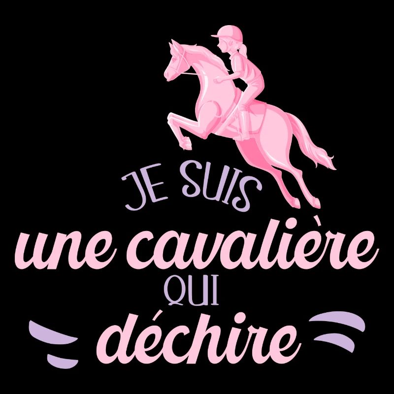 Je Suis Une Cavalière Qui Déchire Cadeau Cavalière