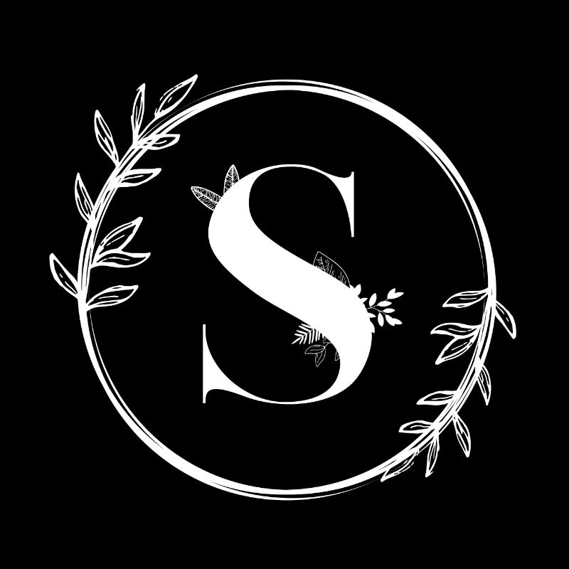 Blumenbuchstabe S