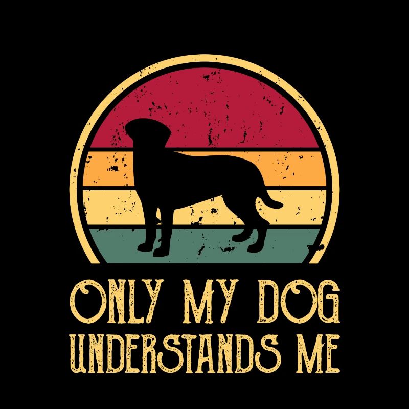 Akbash Dog Lover Silhouette Vintage Sunset